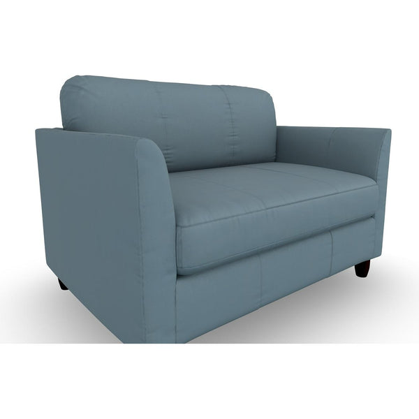  Best Home Furnishings Bayment C13TELU Chair & A Half With Twin Sleeper - Tranquil/Espresso IMAGE 1