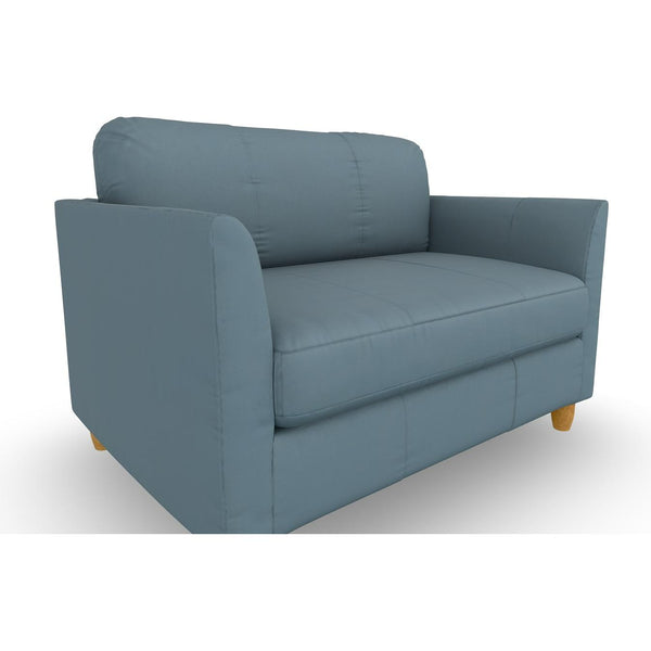  Best Home Furnishings Bayment C13THBLU Chair & A Half With Twin Sleeper - Tranquil/Honey Birch IMAGE 1