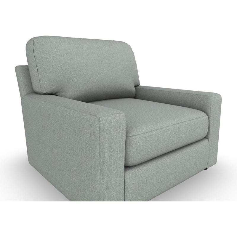  Best Home Furnishings Dovely C25 Stationary Chair - Power Blue IMAGE 1