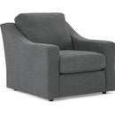  Best Home Furnishings Caverra C51 Stationary Chair - Charcoal IMAGE 1