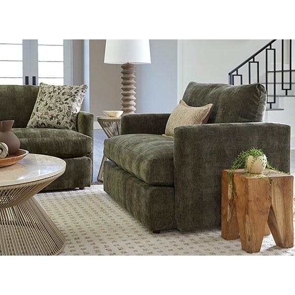  Best Home Furnishings Rumord C60 Chair & A Half - Olive IMAGE 4