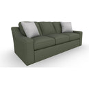  Best Home Furnishings Caverra FSS51MQ Queen Memory Foam Stationary Sofa Sleeper W/(2)Pillows - Jungle IMAGE 1