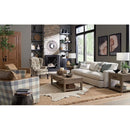  Best Home Furnishings Rumord FSS60 Stationary Sofa With Two (2) Pillows - Platinum IMAGE 4