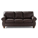  Best Home Furnishings Noble FSS64DWLU Stationary Sofa - Dark Brown/Dark Walnut IMAGE 2
