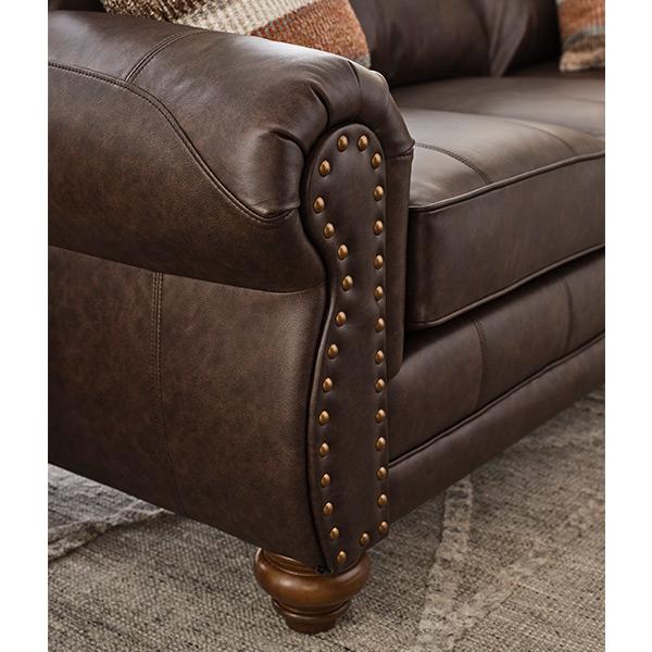  Best Home Furnishings Noble FSS64DWLU Stationary Sofa - Dark Brown/Dark Walnut IMAGE 5