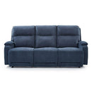  Best Home Furnishings Maverly FSS910RP4 Power Space Saver Sofa - Sapphire IMAGE 3