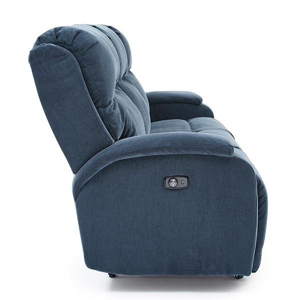  Best Home Furnishings Maverly FSS910RP4 Power Space Saver Sofa - Sapphire IMAGE 4