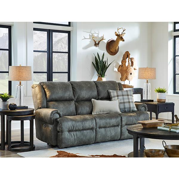  Best Home Furnishings Genet FSS960RA4 Motion Sofa - Pewter IMAGE 9