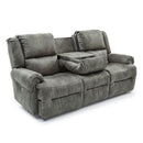  Best Home Furnishings Genet FSS960RP4 Power Space Saver Sofa - Pewter IMAGE 3