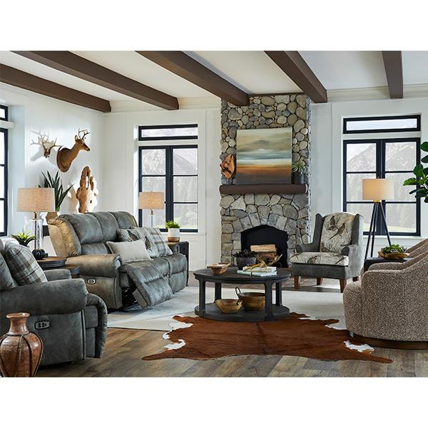  Best Home Furnishings Genet FSS960RP4 Power Space Saver Sofa - Pewter IMAGE 7