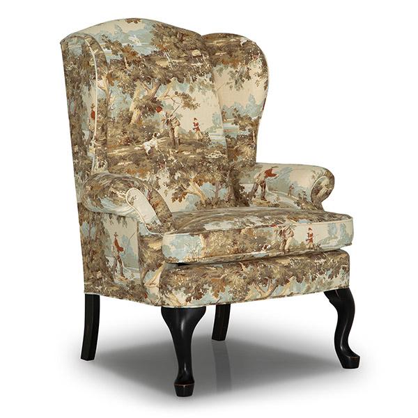  Best Home Furnishings Sylvia FS0710EX1 Stationary Chair - Vintage/Espresso IMAGE 1