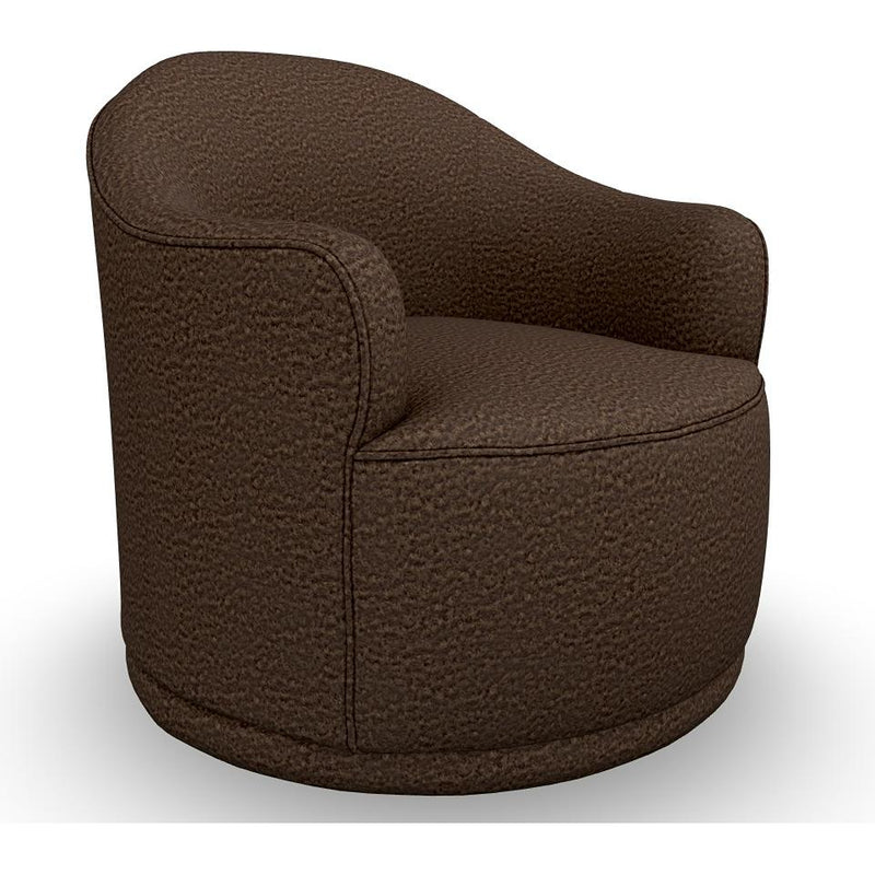 Best Home Furnishings April FS2138DWMF Swivel Glider Chair - Chocolate IMAGE 1