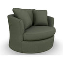  Best Home Furnishings Astro FS3048 Swivel Glider Chair - Jungle IMAGE 1