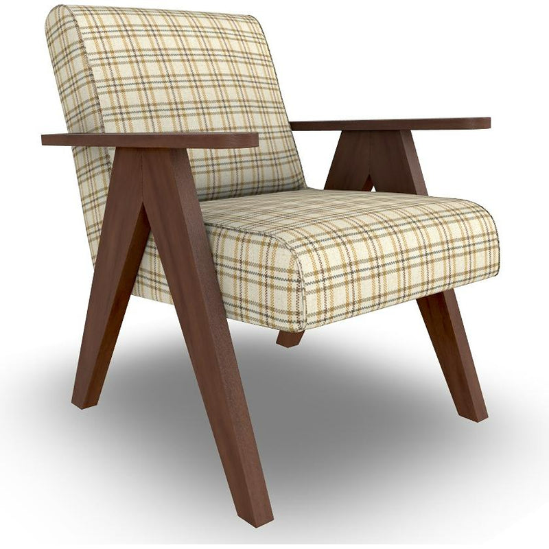  Best Home Furnishings Bayden FS3180DWP Stationary Chair - Sesame/Dark Walnut IMAGE 1