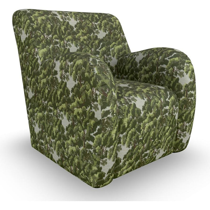 Best Home Furnishings Mysa FS4008MF Swivel Glider Chair - Pine IMAGE 1