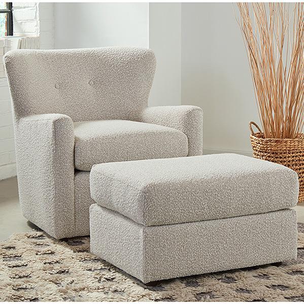  Best Home Furnishings F20 Ottoman - Cotton IMAGE 3
