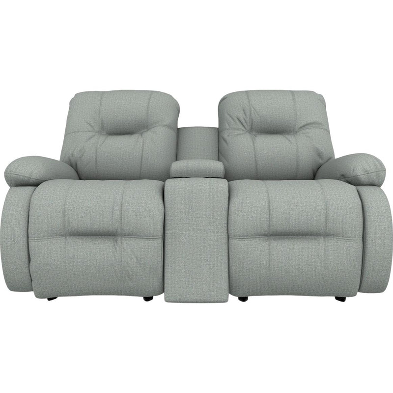  Best Home Furnishings Brinley L700RC4 Space Saver Console Loveseat - Power Blue IMAGE 2