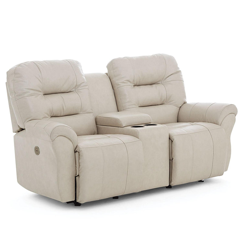  Best Home Furnishings Unity L730CQ4 Power Space Saver Console Loveseat - Sand IMAGE 1