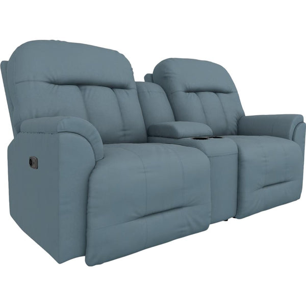  Best Home Furnishings Suitably L830CQ4 Power Space Saver Console Loveseat - Tranquil IMAGE 1
