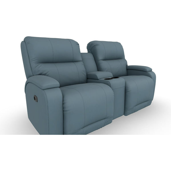  Best Home Furnishings Maverly L910CQ7 Power Rocker Console Loveseat - Tranquil IMAGE 1