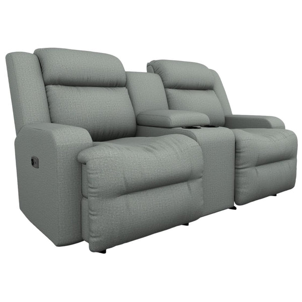  Best Home Furnishings O'Neil L920RC4 Space Saver Console Loveseat - Power Blue IMAGE 1