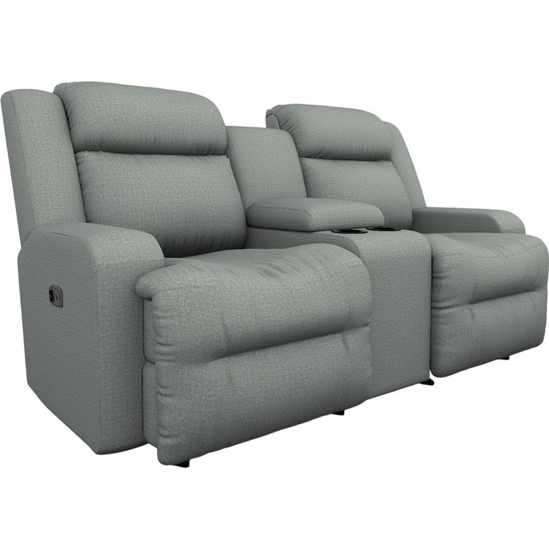  Best Home Furnishings O'Neil L920RQ7 Power Rocker Console Loveseat - Power Blue IMAGE 1
