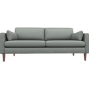  Best Home Furnishings Trafton S10DW Stationary Sofa With Two (2) Pillows - Power Blue/Dark Walnut IMAGE 2