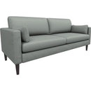  Best Home Furnishings Trafton S10E Stationary Sofa With Two (2) Pillows - Power Blue/Espresso IMAGE 1