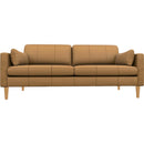  Best Home Furnishings Trafton S10HBLU Stationary Sofa With Two (2) Pillows - Butterscotch/Honey Birch IMAGE 2