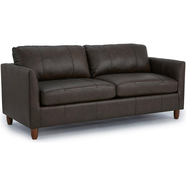  Best Home Furnishings Bayment S13DWLU Stationary Sofa - Dark Brown/Dark Walnut IMAGE 1