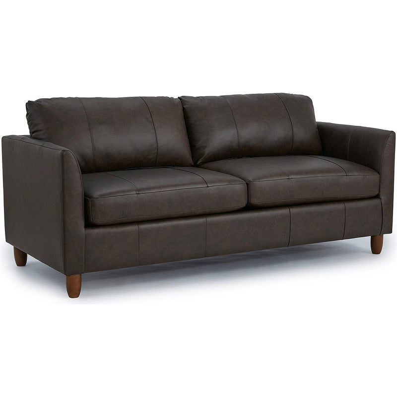 Best Home Furnishings Bayment S13DWLU Stationary Sofa - Dark Brown/Dark Walnut IMAGE 1