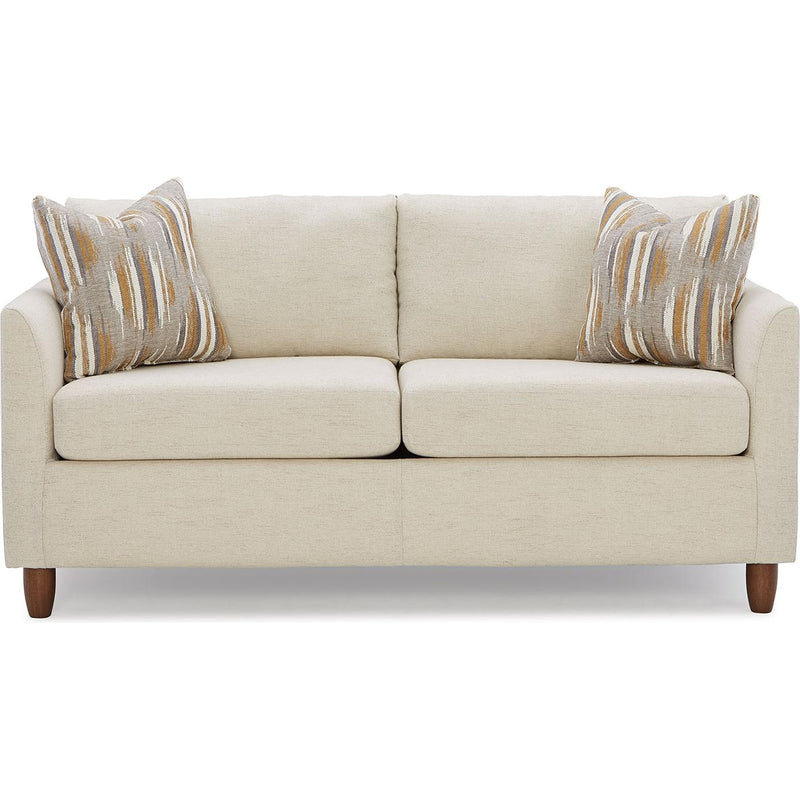  Best Home Furnishings Bayment S13MFDW Full Memory Foam Stationary Sofa Sleeper W/(2) Pillows - Sand/Dark Walnut IMAGE 2
