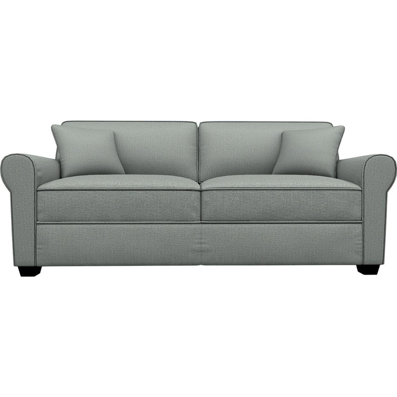 Best Home Furnishings Shannon S14FE Full Stationary Sofa Sleeper With Two (2) Pillows - Power Blue/Espresso IMAGE 2