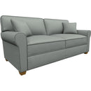  Best Home Furnishings Shannon S14MQHB Queen Memory Foam Stationary Sofa Sleeper W/(2)Pillows - Power Blue/Honey Birch IMAGE 1