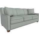  Best Home Furnishings Marinette S20FDW Full Stationary Sofa Sleeper With Two (2) Pillows - Power Blue/Dark Walnut IMAGE 1