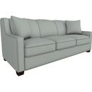  Best Home Furnishings Marinette S20FE Full Stationary Sofa Sleeper With Two (2) Pillows - Power Blue/Espresso IMAGE 1