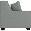  Best Home Furnishings Marinette S20MFE Full Memory Foam Stationary Sofa Sleeper W/(2) Pillows - Power Blue/Espresso IMAGE 3