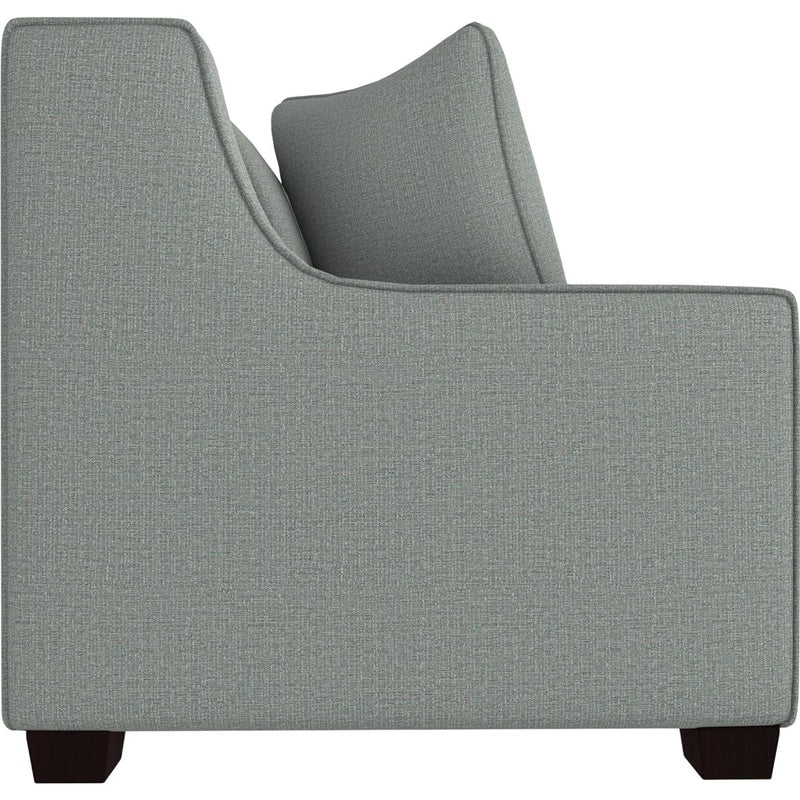  Best Home Furnishings Marinette S20MFE Full Memory Foam Stationary Sofa Sleeper W/(2) Pillows - Power Blue/Espresso IMAGE 3