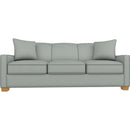  Best Home Furnishings Marinette S20QHB Queen Stationary Sofa Sleeper With Two (2) Pillows - Power Blue/Honey Birch IMAGE 2