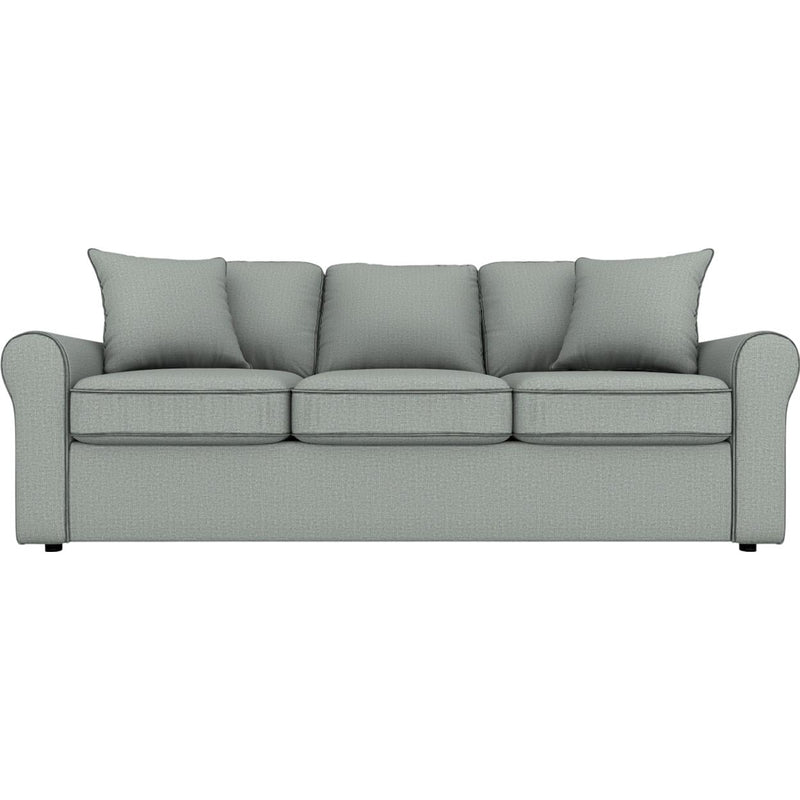  Best Home Furnishings Hanway S50 Stationary Sofa With Two (2) Pillows - Power Blue IMAGE 2