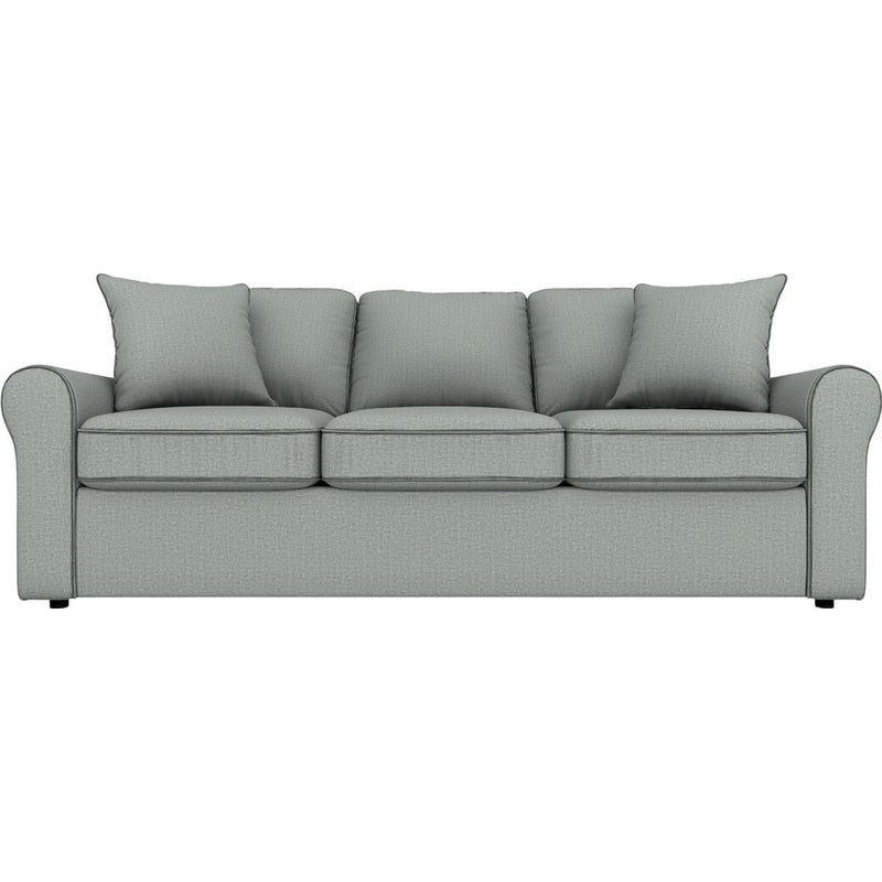  Best Home Furnishings Hanway S50MQ Queen Memory Foam Stationary Sofa Sleeper W/(2)Pillows - Power Blue IMAGE 2