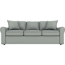  Best Home Furnishings Hanway S50Q Queen Stationary Sofa Sleeper With Two (2) Pillows - Power Blue IMAGE 2