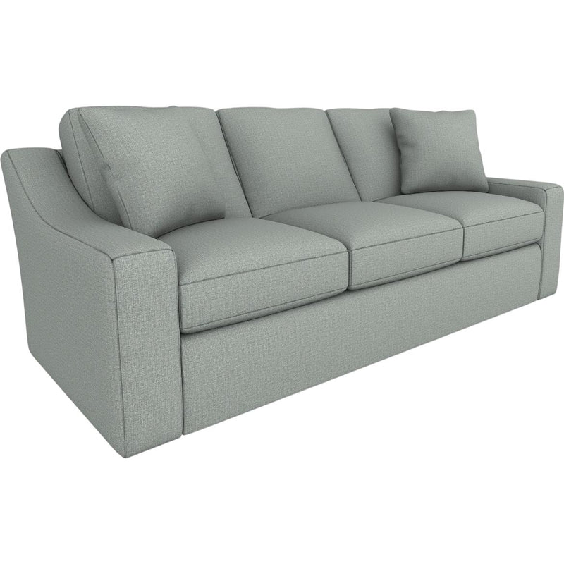  Best Home Furnishings Caverra S51 Stationary Sofa With Two (2) Pillows - Power Blue IMAGE 1