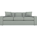  Best Home Furnishings Caverra S51 Stationary Sofa With Two (2) Pillows - Power Blue IMAGE 2