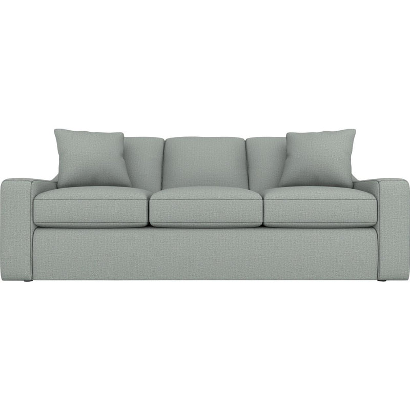  Best Home Furnishings Caverra S51 Stationary Sofa With Two (2) Pillows - Power Blue IMAGE 2