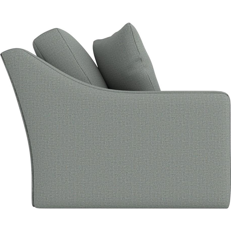  Best Home Furnishings Caverra S51 Stationary Sofa With Two (2) Pillows - Power Blue IMAGE 3