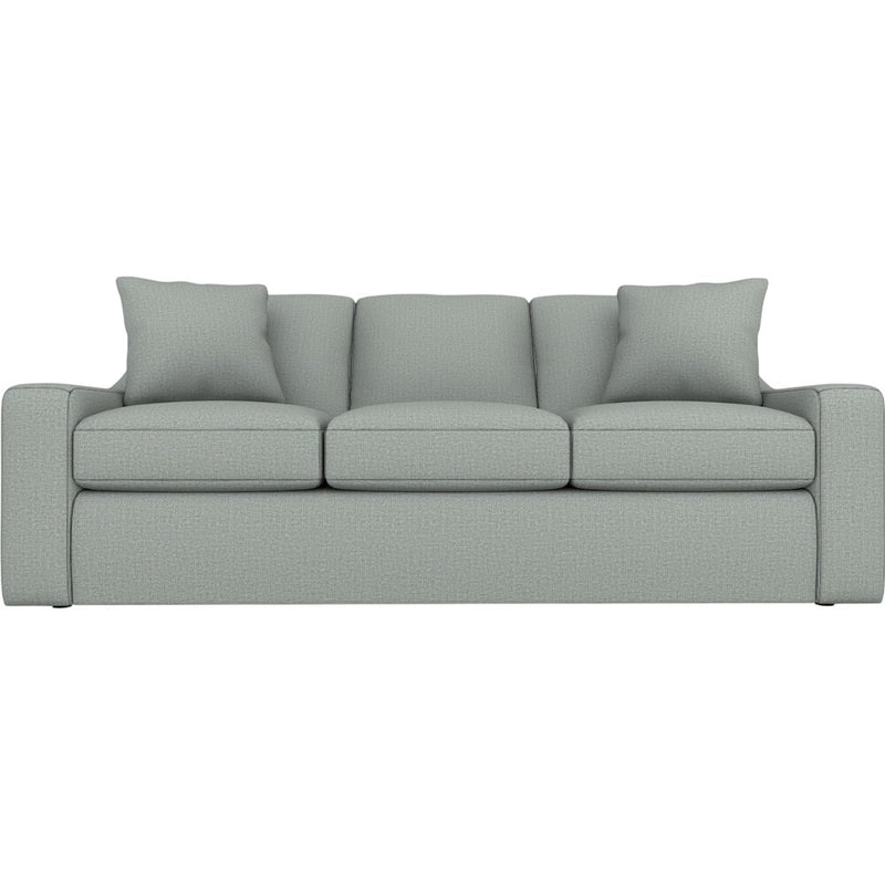  Best Home Furnishings Caverra S51MQ Queen Memory Foam Stationary Sofa Sleeper W/(2)Pillows - Power Blue IMAGE 2