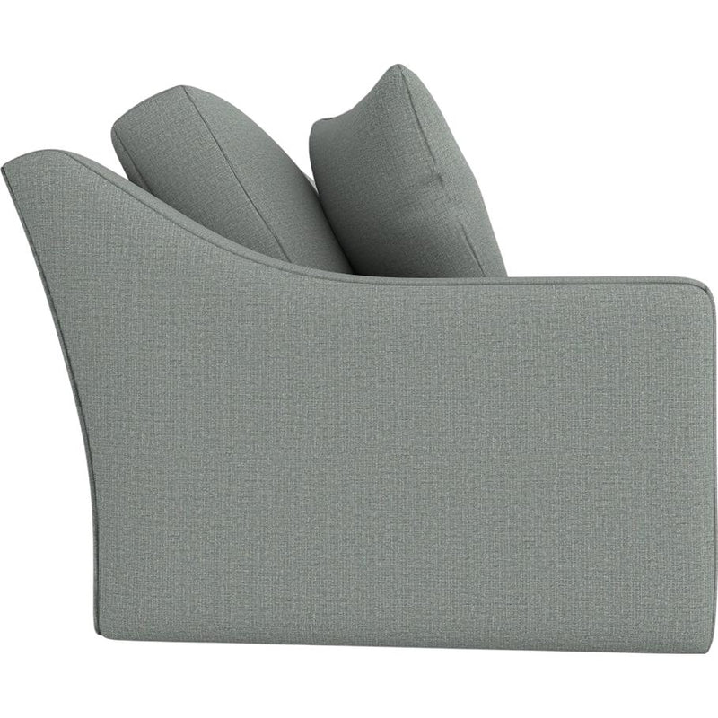  Best Home Furnishings Caverra S51Q Queen Stationary Sofa Sleeper With Two (2) Pillows - Power Blue IMAGE 3