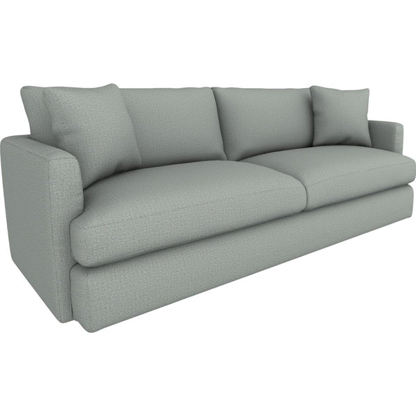  Best Home Furnishings Rumord S60 Stationary Sofa With Two (2) Pillows - Power Blue IMAGE 1