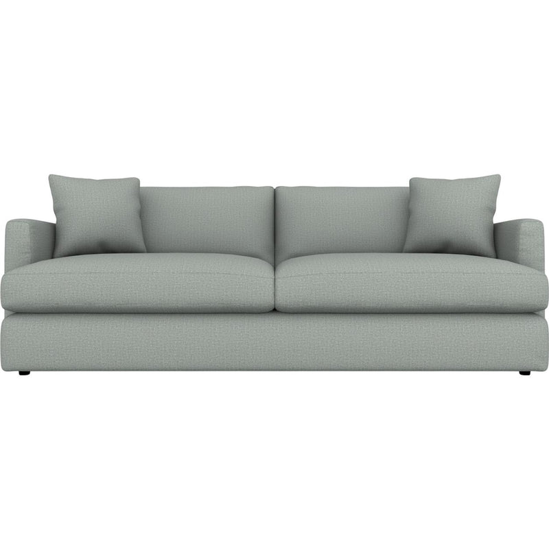  Best Home Furnishings Rumord S60 Stationary Sofa With Two (2) Pillows - Power Blue IMAGE 2